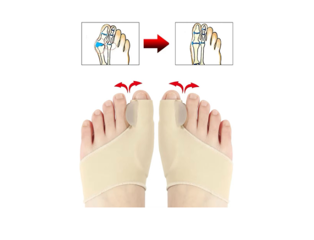 Corrector de juanete en tela